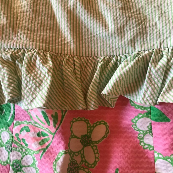 Lilly Pulitzer Pink&Green Dress Great Condition - Picture 4 of 8